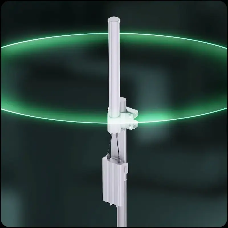 Image de l’antenne RG‑ANT13‑360, antenne extérieure omnidirectionnelle 360°, connecteur N-femelle, boîtier IP65.
